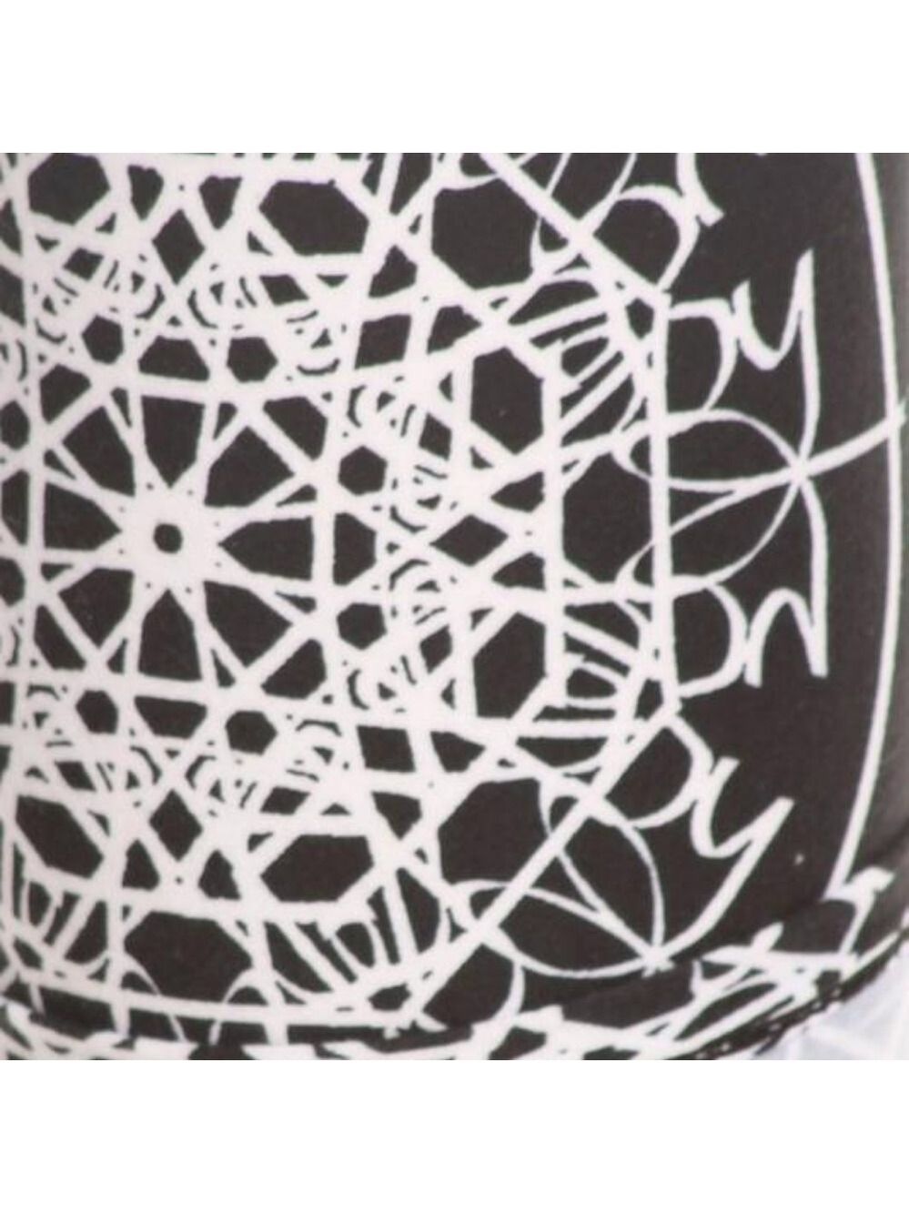 LEGGINGS DEPOT Black & White Web Halloween Full Length Leggings Size 12-20 NWT - Picture 4 of 4